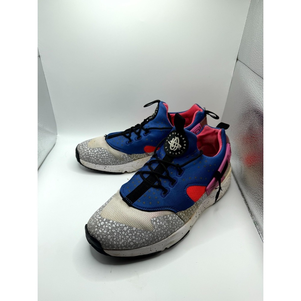 Nike Air Huarache Utility Premium Safari 806979-104 Mens 9 Sneaker Multi Running